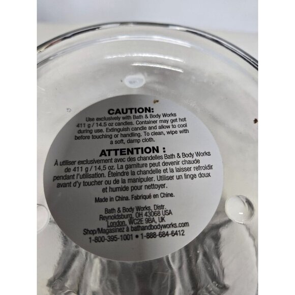 Bath and Body Works 3 Wick Candle Holder Clear Skull with Led Lighting works - Picture 11 of 12